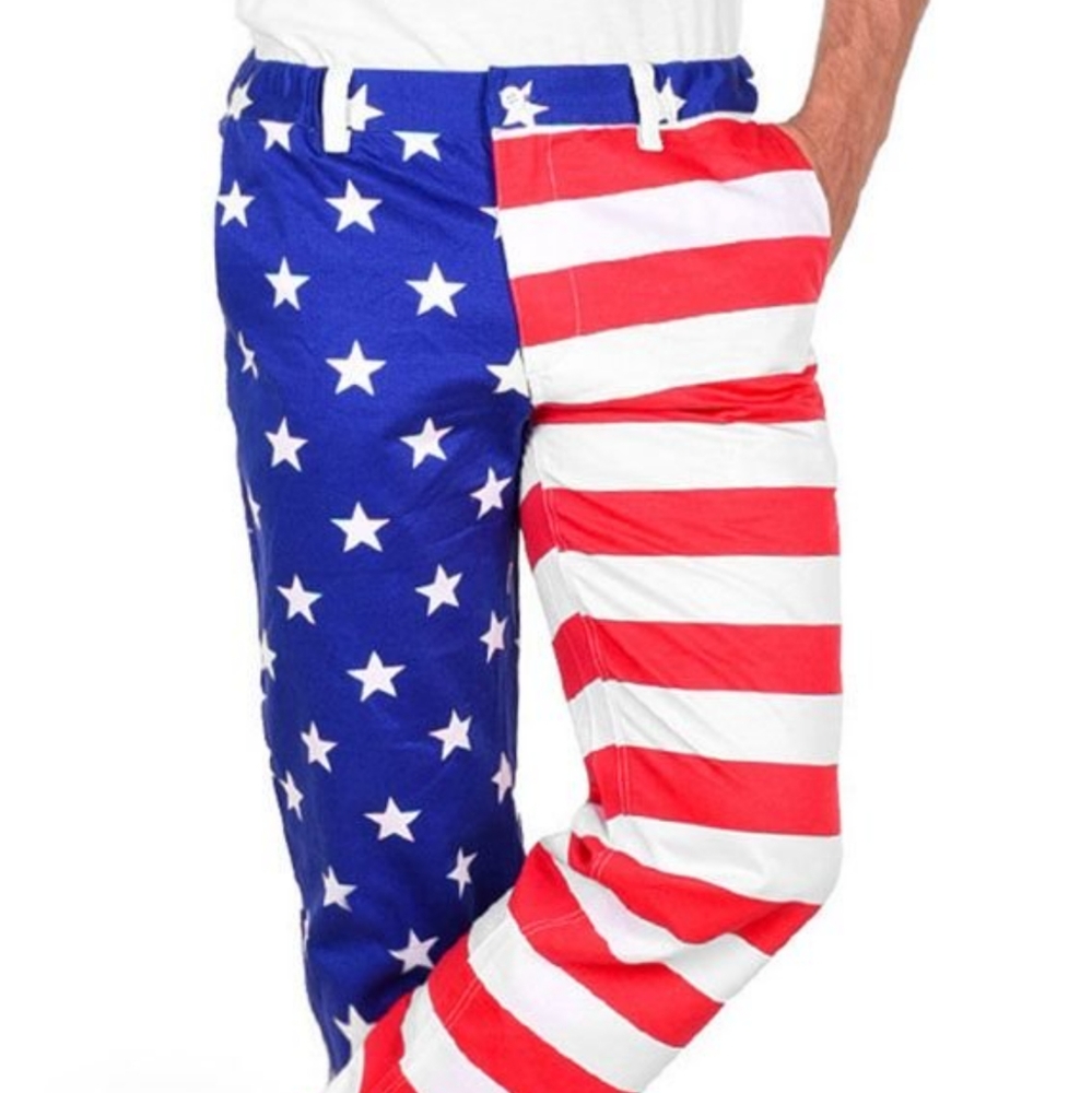 Men's patriotic pants